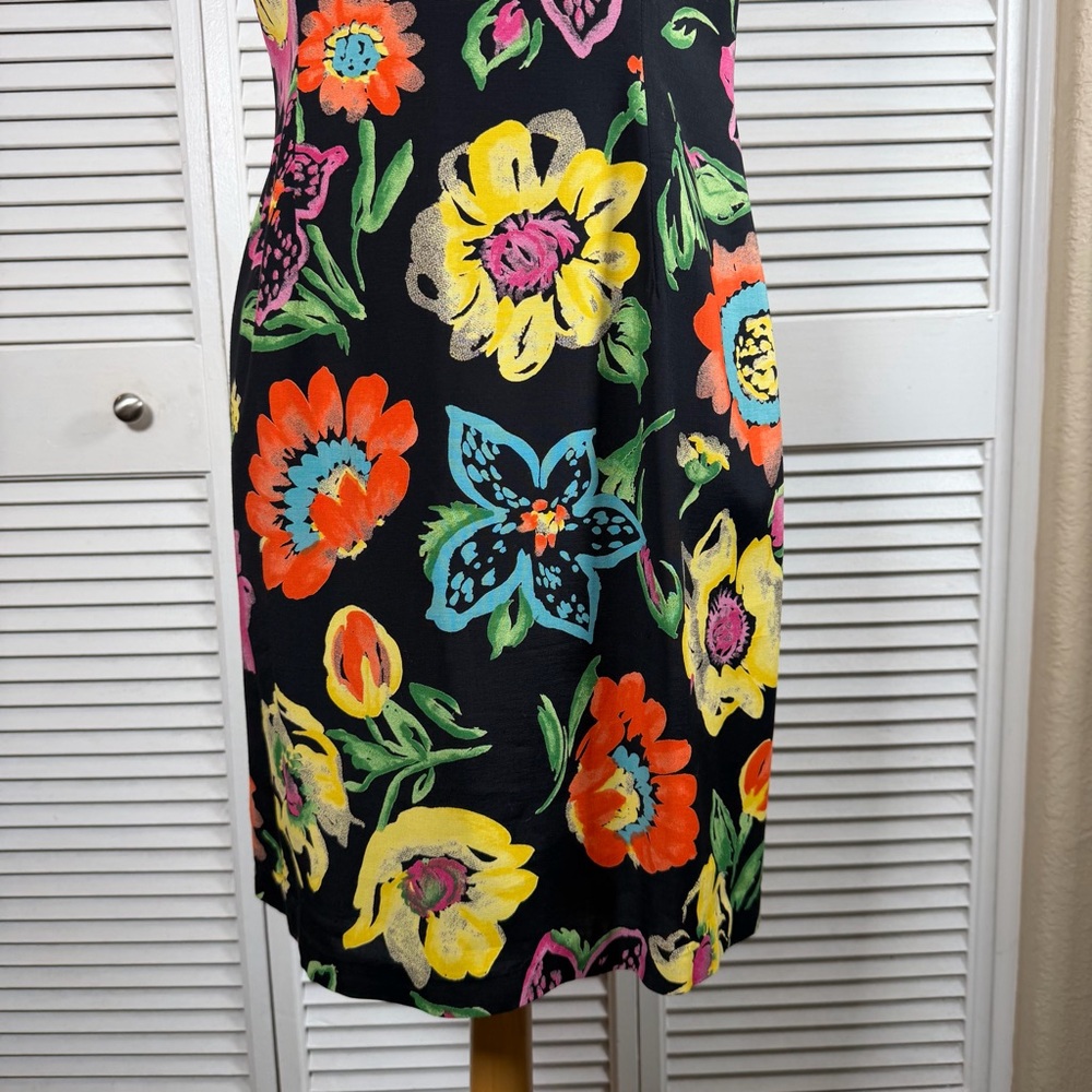 Rabbit Rabbit Rabbit Designs Floral Sleeveless Sheath Dress | Petite 10P - Picture 4 of 11